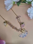 Naszyjnik |  Perły i ćma