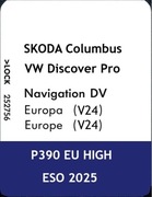 Mapa EU VW Discover PRO Skoda Columbus PRO 2025