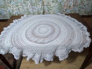 Szydełkowy obrus śr.115