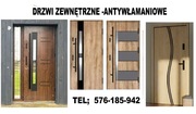Drzwi zewnętrzne antywłamaniowe metalowe od ręki z montażem