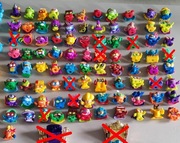 Figurki Super Zings zestaw 89 sztuk z serii 3-8 + Choco Battle 