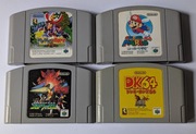 4 Gry na Nintendo 64 - Super Mario 64, Banjo-Kazooie, StarFox 64, DK64