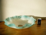 Klosz otwarty płaski ampla, fi 29 cm