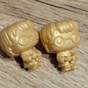 ZŁOTA KOLEKCJONERSKA FIGURKA HARRY POTTER GOLD KINDE 