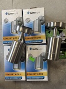 5 x OLIMP kinkiet ruchomy 1xGU10 inox stał nierdzewna lampa elewacyjna Ip5