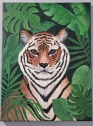 Obraz ręcznie malowany akrylowy "Tygrys" 30x40 