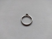 Pierścionek W.Kruk ZNN/PB+10B złoty z brylantem, nowy, 13