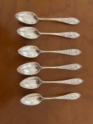 Zabytkowe łyżeczki deserowe – K. F. Malcz, Warszawa, 1828 r.