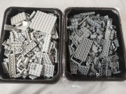 LEGO mix 1kg. tylko oryginalne klocki szare jasne i ciemne
