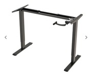 Stelaż biurkowy na korbkę regulowany Spacetronik SPE-114MB biurko nogi