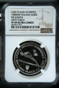 200 zł - 1980 - XIII Zimowe IO - Lake Placid 1980 - Znicz - NGC PF69 UC