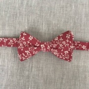 Muszka Wiązana Męska Czerwona