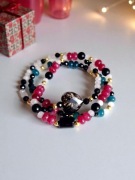 Bransoletki z turmalinem zestaw świąteczny 