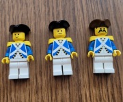 LEGO Pirates I - piraci - 3 ludziki - oficer pi063 - BDB