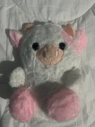 Nowy nie używany Pluszak Biało-Różowa Krówka