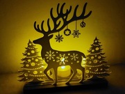 Majestatyczny Renifer - Świąteczna Dekoracja 3D 