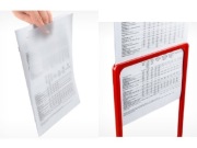 Kieszeń antyrefleksyja A 4 do stojaków plakatowych