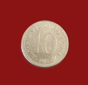 Moneta 10 dinarów 1985, Jugosławia