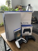 PlayStation 5 z napędem, dwa pady + gra