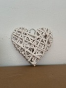 Serce Zawieszka Serduszko Wiklinowe