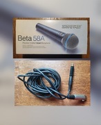 Mikrofon Shure Beta 58A + kabel