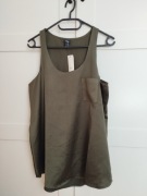 Nowy top bluzka bez rękawów oliwka M L River Island