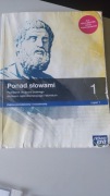 PONAD SŁOWAMI 1 CZĘŚĆ 1 PODRĘCZNIK NOWA ERA