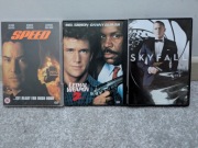 Zestaw filmów akcji DVD: Speed + Zabójcza Broń 2 + Skyfall 007 | PL