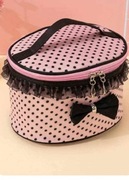 Kuferek pudrowy róż 