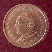 WATYKAN  2004 2 CENTY UNC !!!!!!!!!!