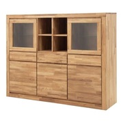 witryna drewniana dąb