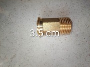 Półśrubunek/złączka do wodomierzy 3.5 cm mosiądz