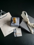 Silver ring with beautiful amber