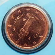SAN MARINO 2003 1 CENT UNC !!!!!!!!!!