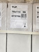 okno dachowe 2 szybowe PCV z kołnierzem 78x118