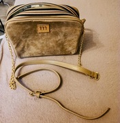 Monnari torebka listonoszka poliester beżowy