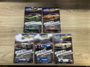 HOT WHEELS FAST AND FURIOUS ZESTAW BRIAN O'CONNER SKYLINE SUPRA ECLIPSE