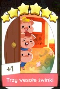 Karta 6* Trzy Wesołe Świnki Monopoly Go 