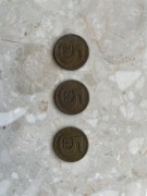 Monety 5zł z lat 1975-77 bez znaku mennicy