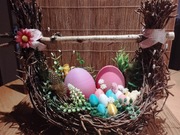 Stroik wielkanocny, koszyk