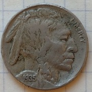 0672 USA 5 centów 1935 S ładna 