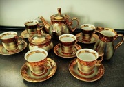 Serwis kawowy złocony Thun