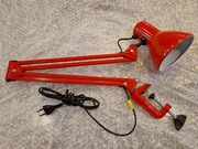 Lampka KREŚLARSKA Z UCHWYTEM OLECH E-27 czerwona