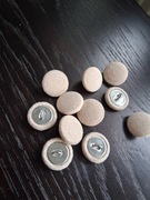 Guziki tapicerowane tapicerskie beżowe 