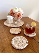 Zestaw podkładek 4 szt. pod kubki + większa podkładka na stół