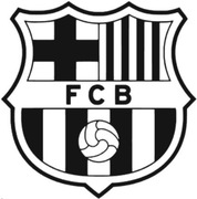 Naklejka FC Barcelona 100mm x 100mm
