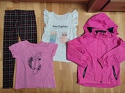 146 kurtka H&M+ spodnie+ 2x bluzka Cool Club