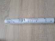 Duża kolorowanka samoprzylepna 3m rybki