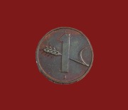 Moneta 1 rappen 1958, Szwajcaria