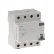 Siemens Wyłącznik różnicowoprądowy 5SV4344-0KL TYP AC 40A 3+N-BIEG 30MA 400